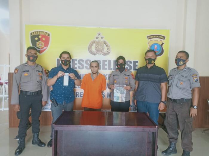 Polsek Patumbak Ringkus Penjual Togel 