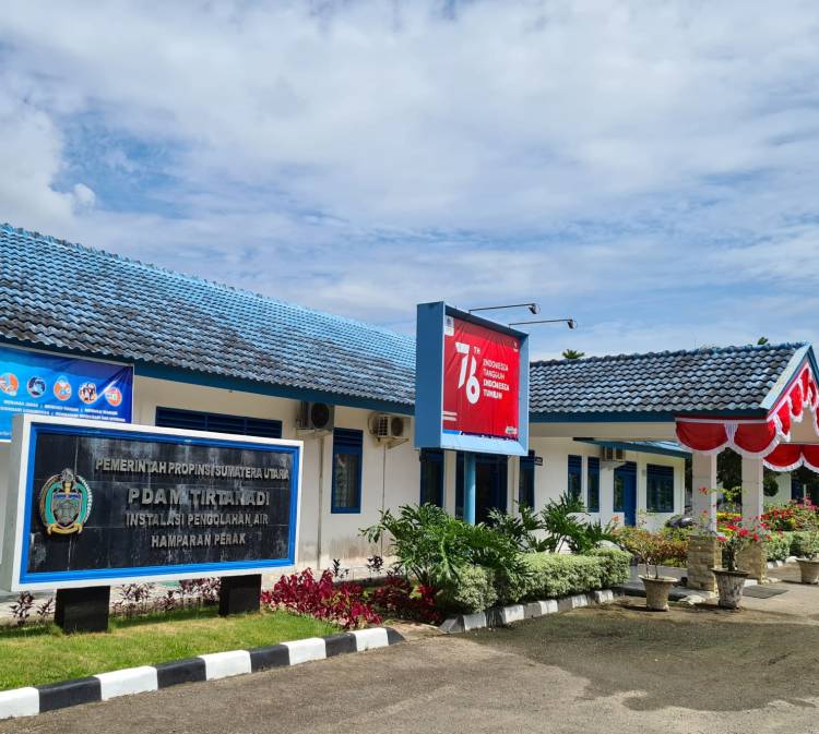 IPAM Hamparan Perak PDAM Tirtanadi Cuci Pipa Transmisi, Pelayanan Terganggu