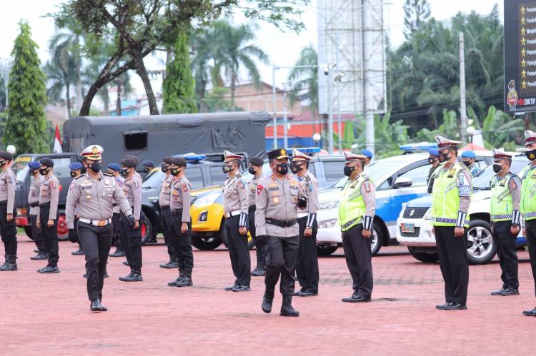 Kapoldasu Pimpin Apel Ops Patuh Toba 2021