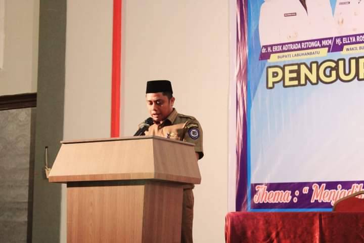 Kadis Kominfo Labuhanbatu Buka Lokakarya dan Pra-UKW yang Dilaksanakan PWI