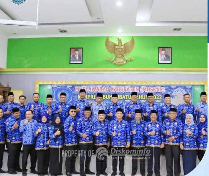 Bupati Erik Adtrada Ritonga Buka Musyawarah Korpri Kab Labuhanbatu Tahun 2022