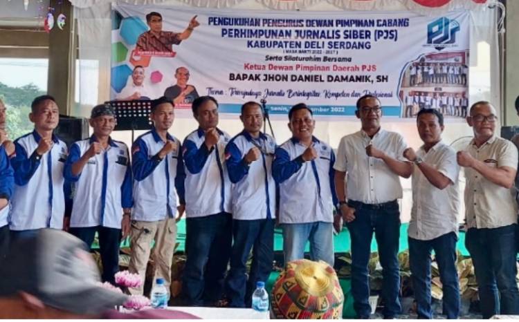 Damos Simatupang Resmi Pimpin PJS Kabupaten Deli Serdang