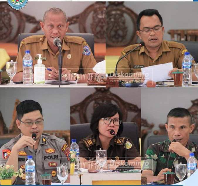 Asisten I Pemkab Labuhanbatu Buka Rapat Evaluasi Penetapan Calon Kades