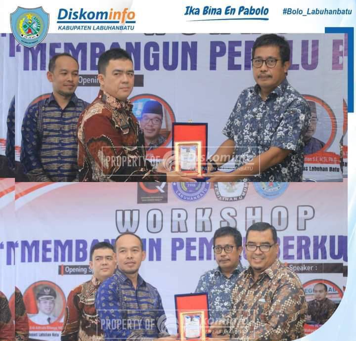 Kesbangpol Labuhanbatu Motivasi Peserta Workshop yang Digelar Lembaga E-DEV