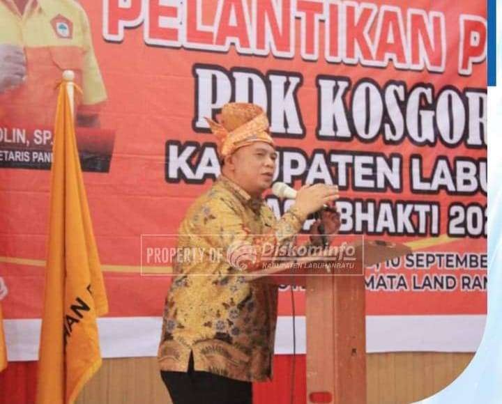 Bupati Labuhanbatu Hadiri Pelantikan PDK Kosgoro 1957
