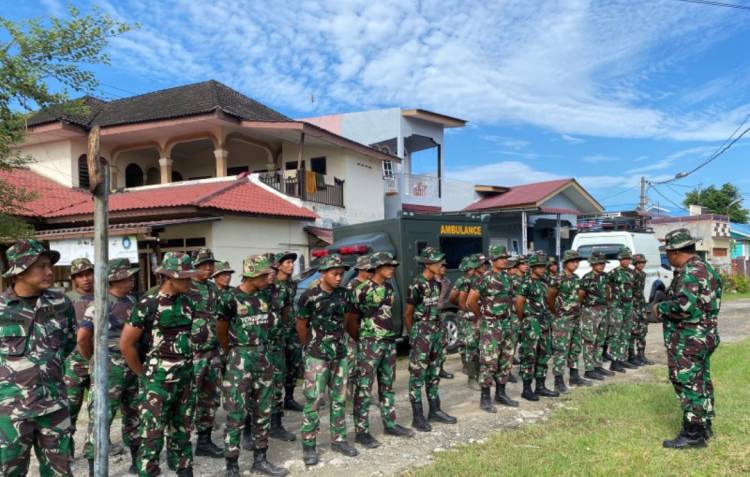 Prajurit TNI TMMD Ke-118 Laksanakan Apel