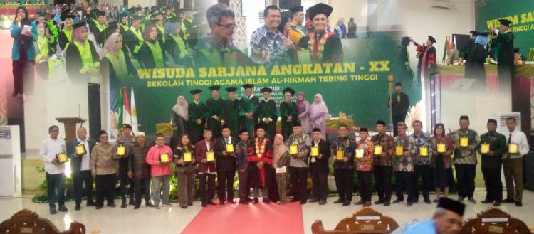 Wisuda Sarjana Angkatan ke XX TA 2024-2025 Yayasan STAI Al Hikmah Kota Tebing Tinggi