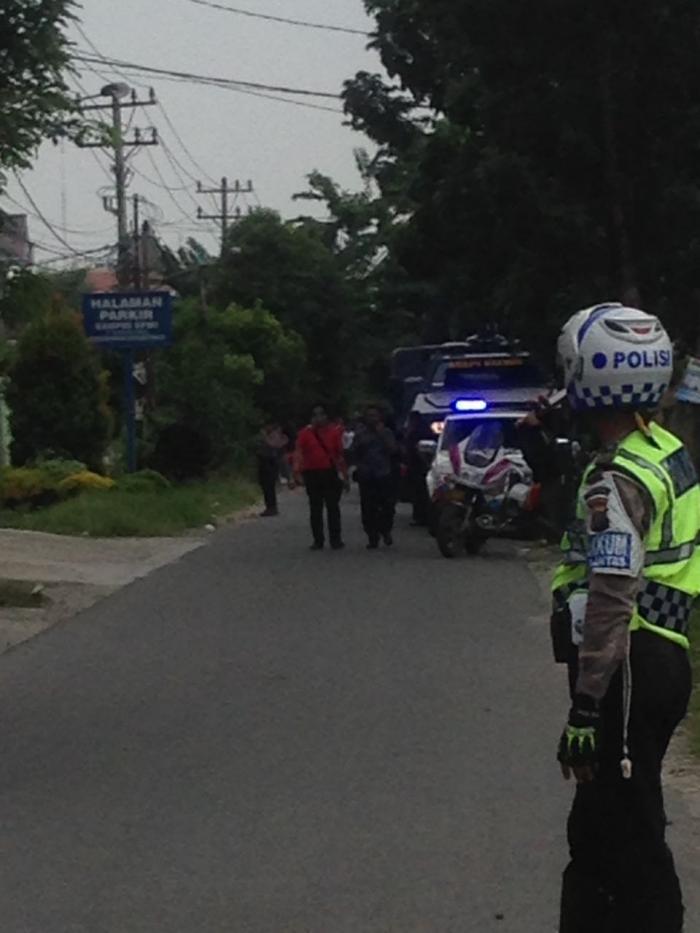 Reka Ulang Teroris Serang Mapolda Sumut Tertutup