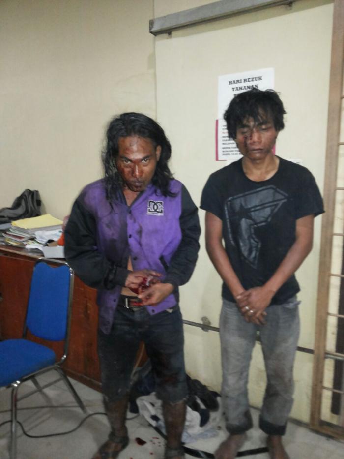 Dua Jambret "Nyonyot" Dihajar Massa