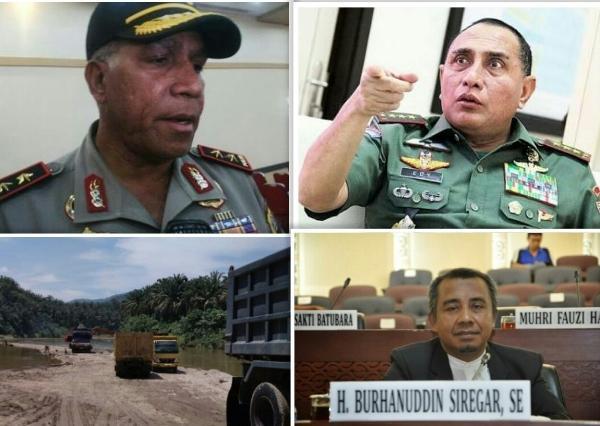 Pangkostrad dan DPRDSU Minta Poldasu Hentikan Galian C Ilegal di Areal PTPN III