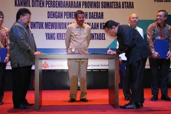 MOU PENINGKATAN KUALITAS PELAKSANAAN PENYALURAN DANA APBN DAN APBD