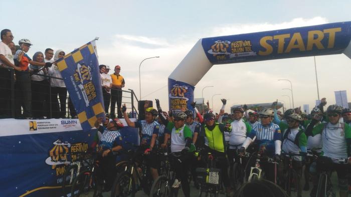 Funbike dan Funwalk Festival Tol Kualanamu Meriah