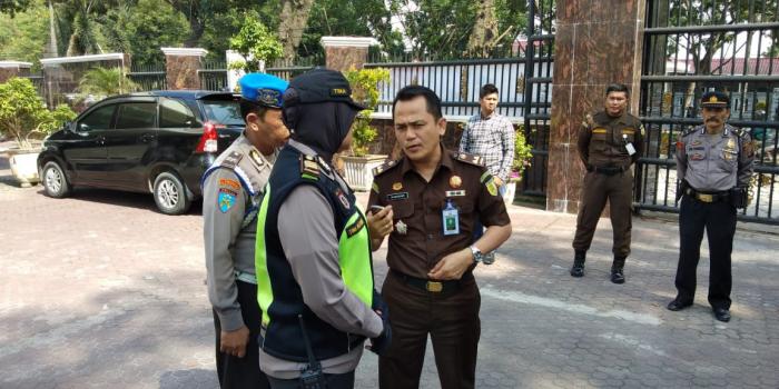 Apel Pengamanan Unjuk Rasa di Kejatisu, Personel Polsek Delitua Diusir