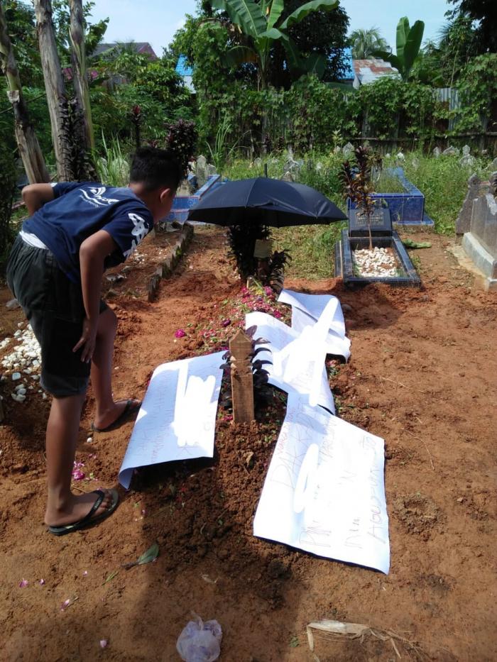 Makam Pembunuh Sekeluarga Ditolak Warga Patumbak