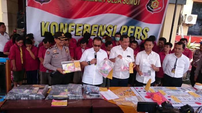 Dua Pekan 30 Penjudi Digulung Polda Sumut