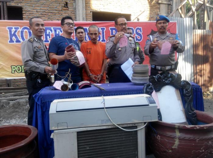 Sebulan Bebas, Resedivis Spesialis Pembobol Rumah Kosong Ditembak