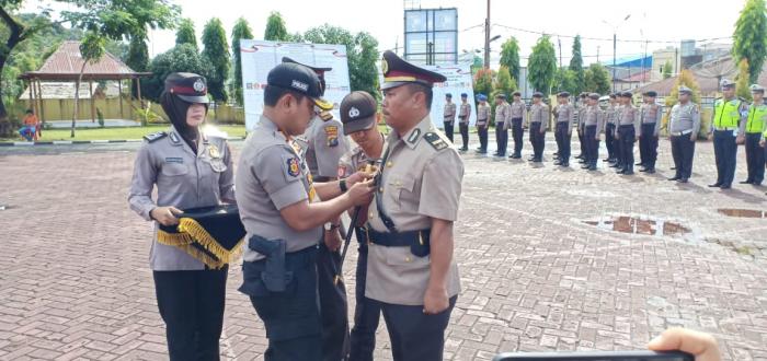 AKBP Faisal Napitupulu Pimpin Upacara Sertijab Kasat Lantas Polres Nisel