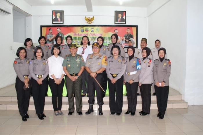 Pangdam I/BB Kunker ke Polres Asahan