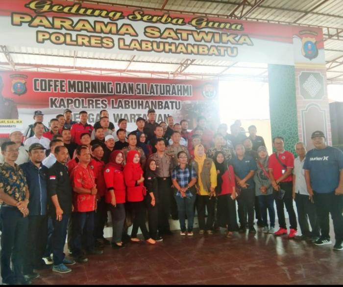 SHILATURRAHMI KAPOLRES DAN INSAN PERS Se-LABUHANBATU