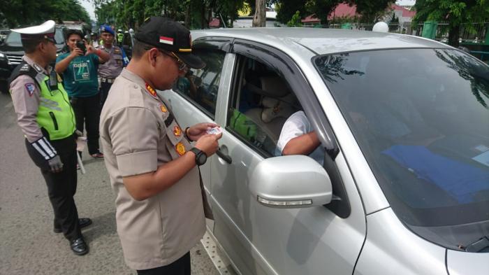 Polsek Medan Kota Keluarkan 90 Set Tilang