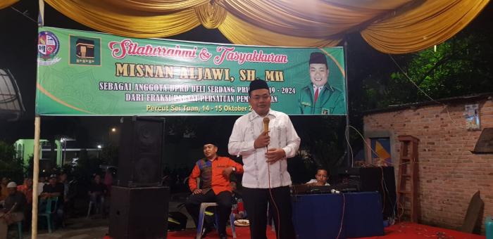 Misnan Aljawi Janji Perbaiki Infrastruktur, Pendidikan dan Pelayanan Masyarakat