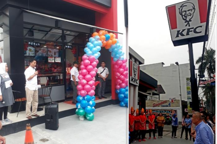  Diresmikan, Gerai KFC di Jalan  Brigjend Katamso Medan 