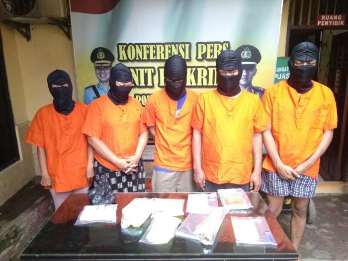 Polsek Patumbak Ringkus Sindikat Narkoba 