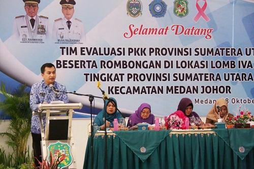 Kecamatan Medan Johor Masuk 3 Besar Lomba IVA Test Tingkat Sumut 2019