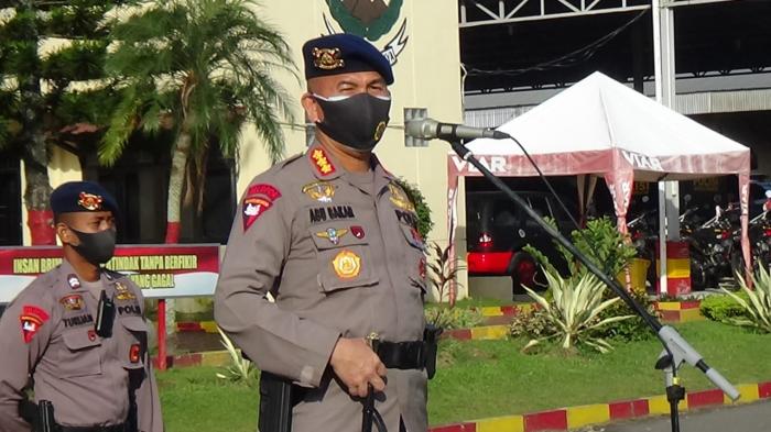 3 SSK Brimob Poldasu Disiagakan Antisipasi Demo UU Cipta Kerja