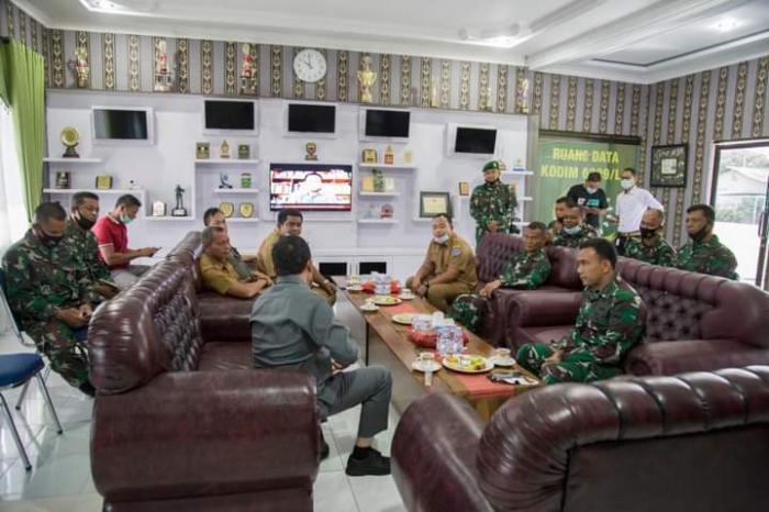 Pjs Bupati Labuhanbatu Berkunjung ke Kodim 0209/LB