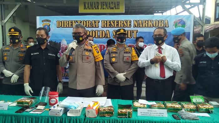 Poldasu Gagalkan 8,3 Kg Sabu, Tembak Mati 1 Tersangka