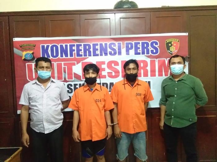 Polsek Medan Baru Ringkus Dua Tersangka Curanmor