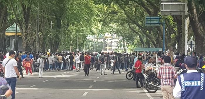 4 Terduga Dalang Kerusuhan Demo Tolak Omnibus Law Diamankan