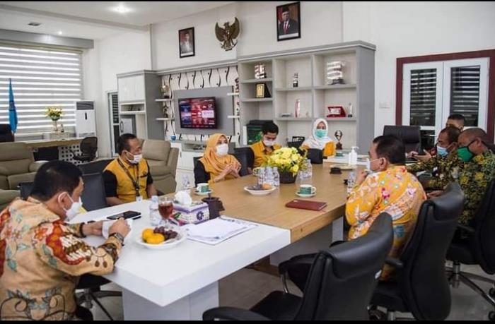 Manager PT. PLN UP3 Rantauprapat Silaturahmi ke Pjs. Bupati Labuhanbatu 