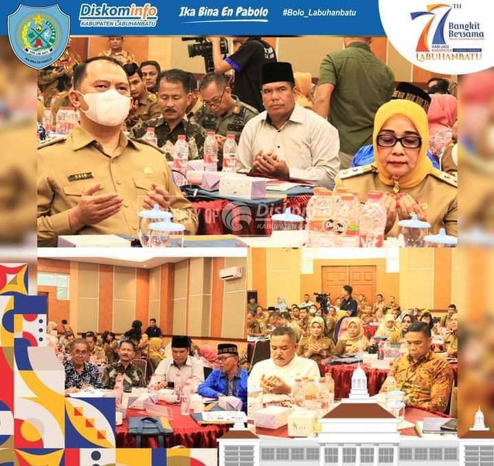Bupati Labuhanbatu Buka Rakor Pendataan Awal Regsosek 2022