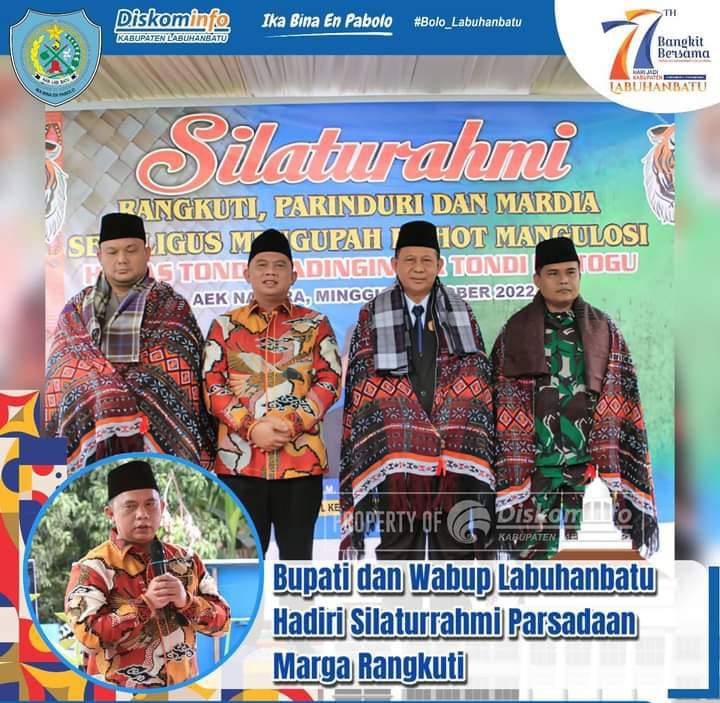 Bupati Labuhanbatu Hadiri Silahturahim Parsadaan Marga Rangkuti