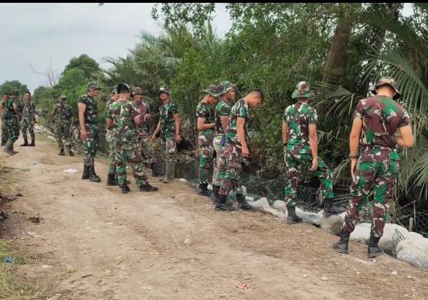 3 Hari Lagi Tentara Tinggalkan Danau Siombak,Seluruh Pekerjaan Fisik Akan Dimanfaatkan Warga