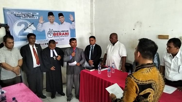 Relawan Toga Sinaga Mantapkan Dukungan untuk Pasangan Anton Saragih Benny Gusman Sinaga