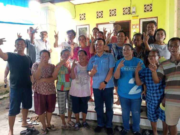 Masyarakat Muara Mulia Sangat Bahagia Hadirnya Benny Gusman Sinaga Calon wakil Bupati Simalungun