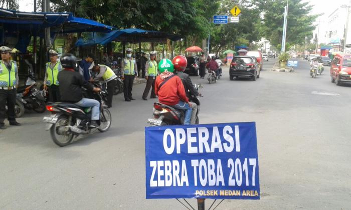Ops Zebra 2017 Berakhir, Polisi Keluarkan 3.629 Set Surat Tilang