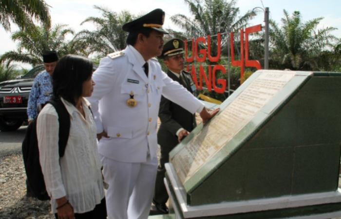 Peringati Hari Pahlawan, Bupati Tinjau Objek Wisata Tugu Juang 45