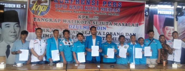 DPD KNPI Medan Minta KPK Tangkap Dzulmi Eldin