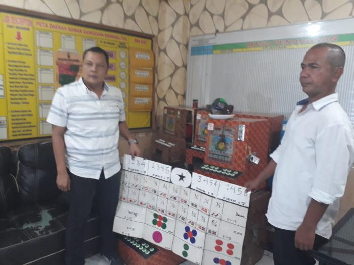Polsek Patumbak Amankan 35 Jackpot  