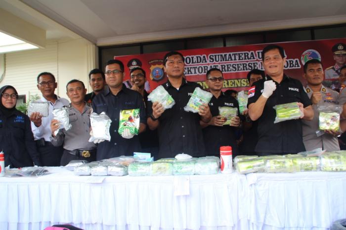 12 Tersangka Narkoba Diringkus, Barang Buktinya 41 Kg Sabu, 4 Ditembak, 1 Wanita
