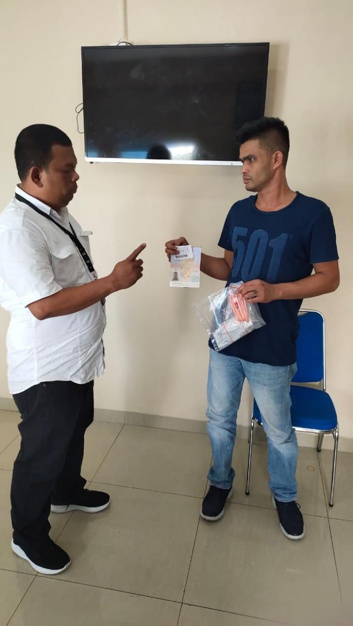 Selundupkan Sabu di Pasta Gigi, Warga Aceh dari Malaysia Ditangkap di KNIA  