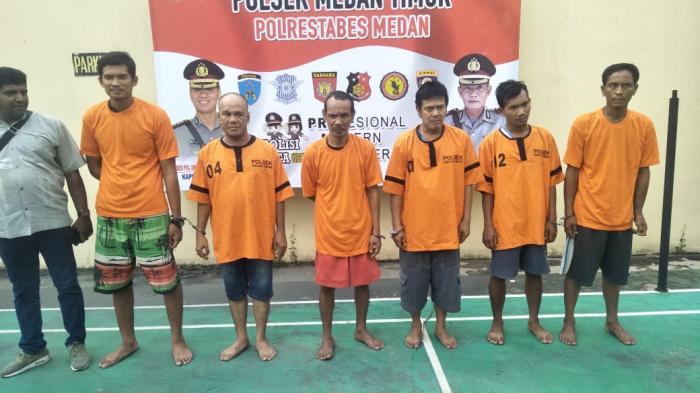 Polsek Medan Timur Tangkap 6 Pemain Narkoba