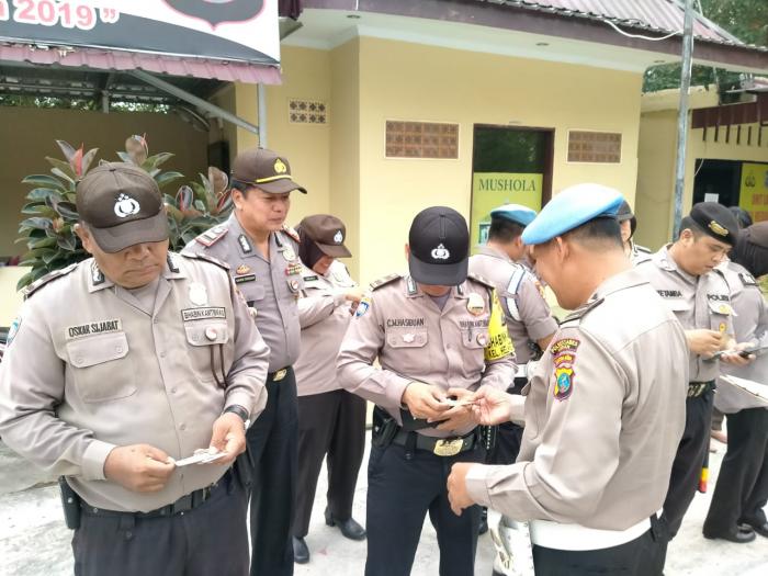 Sipropam Polrestabes Medan Operasi Gaktibplin ke Polsek Helvetia 