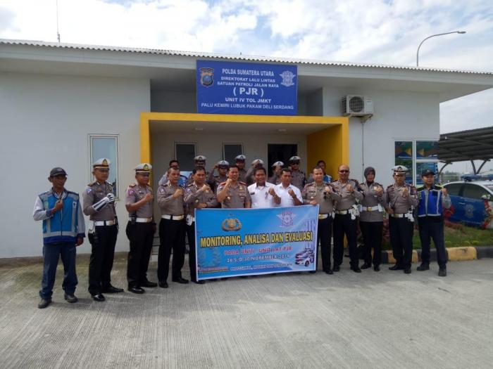 Ditlantas Poldasu Pantau Kesiapan Arus Mudik dan Jalur Wisata 