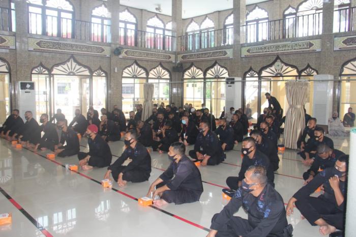 Satuan Brimob Polda Sumut Peringati Maulid Nabi