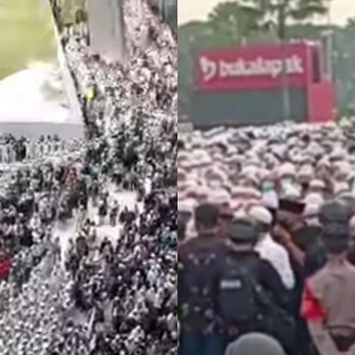 Jutaan Muslim Hadiri Penjemputan Imam Besar Habib Rizieq  Shihab